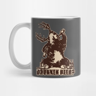 Bear, deer, drunken beer? Mug